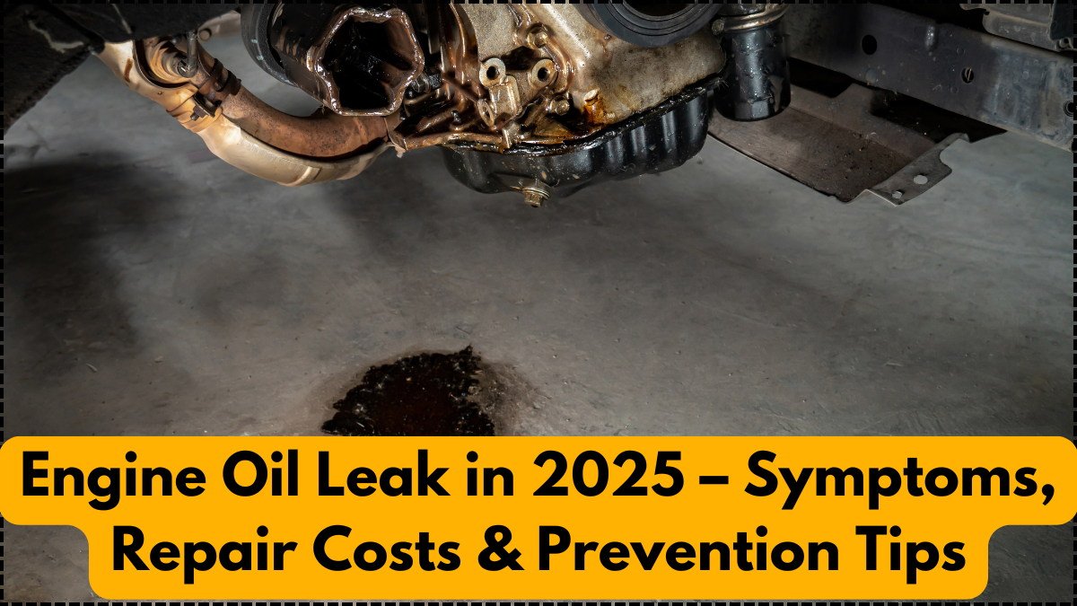 Engine Oil Leak in 2025 – Symptoms, Repair Costs & Prevention Tips