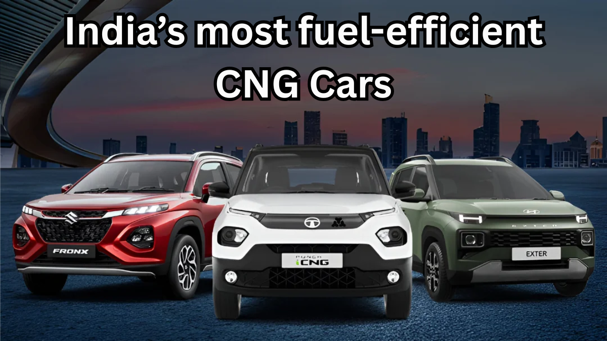 Top 5 Most Fuel-Efficient CNG Cars in India 2025 – Save Fuel, Save Money