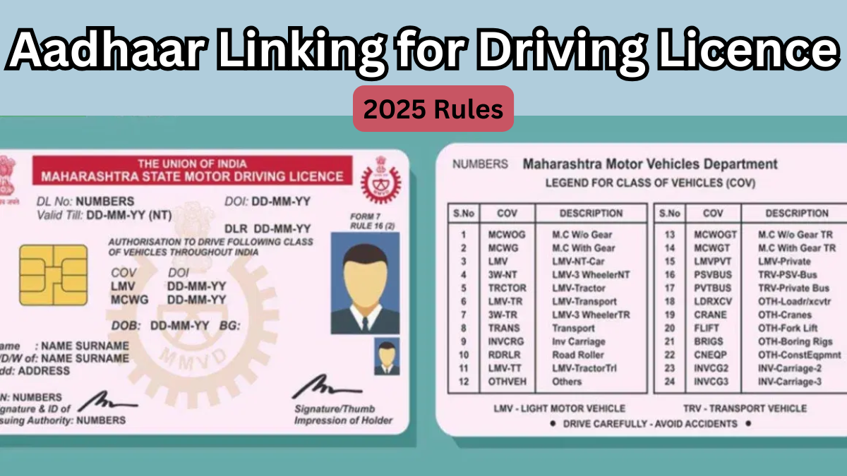 Aadhaar Linking for Driving Licence – 2025 Rules