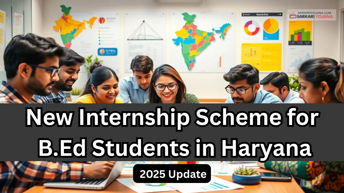New Internship Scheme for B.Ed Students in Haryana – 2025 Update